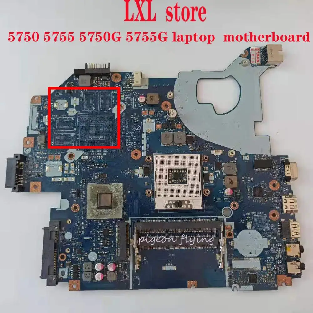 P5WE0 LA 6901 для ACER Aspire 5750 5755 5750g 5755g материнская плата ноутбука HM65 DDR3 1066 МГц REV: 2 0 100%
