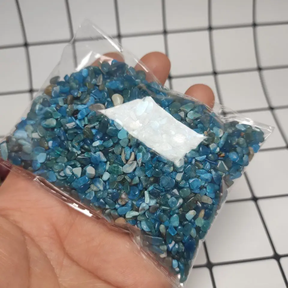 

100g Natural apatite mineral rubble, home decoration reiki cure