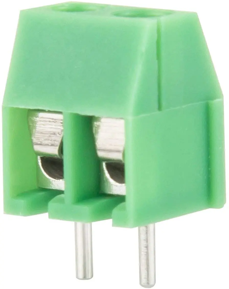 

Green 40PCS 2P 2Pin Screw Terminal Block Connector 3.5mm Pitch for Arduino 10A 300V 10A 130V