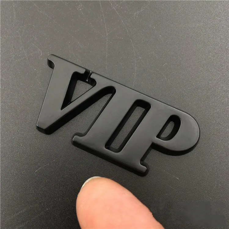 Металлическая наклейка 10 шт./лот логотип VIP Эмблема багажника автомобиля 3D