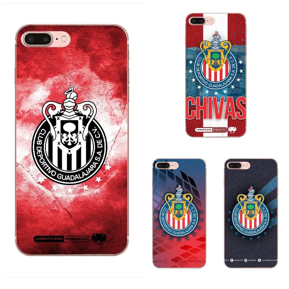 Персональный чехол Chivas De Guadalajara из мягкого силикона и ТПУ прозрачный для HTC U11 Life