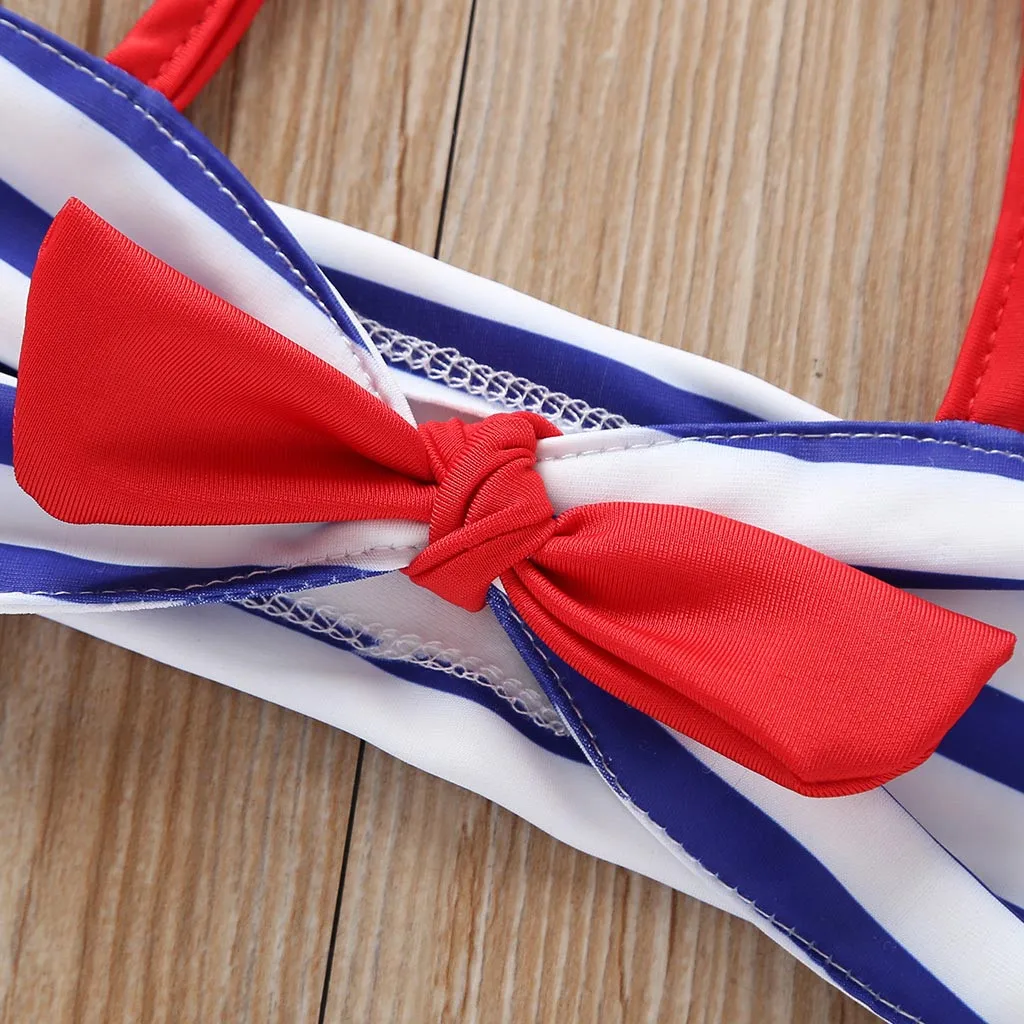 Для малышей Детские купальные костюмы 2 шт. для младенцев Одежда детей девочек