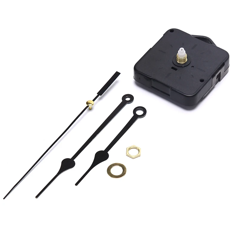 

Quartz Clock Movement Mechanism Hands Wall Repair Tool Parts DIY Black Pointer