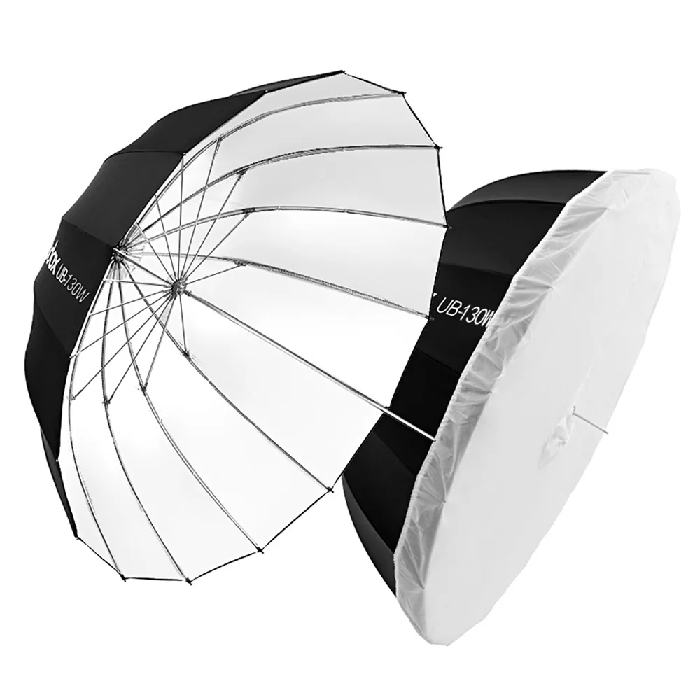 Зонт отражающий Godox UB-165W дюйма 65 дюймов 165 см параболический черно-белый |