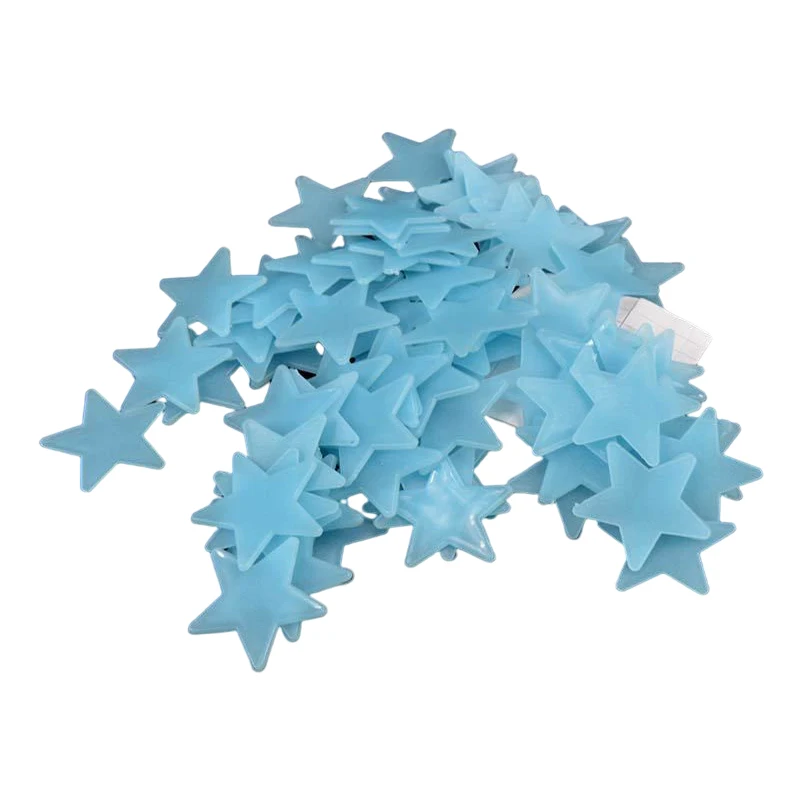 Новинка Лидер продаж 50 шт в наборе 3D звезды светится темноте Блестящие