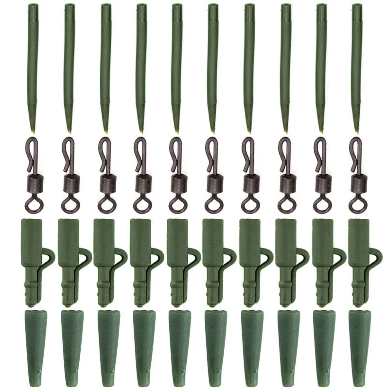 Набор рыболовных снастей зажимы для ловли карпа Быстросменные Вертлюги