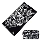 Мотоциклетная бесшовная бандана-череп для мужчин, защитный цилиндрический головной платок, повязка на голову, для велоспорта на открытом воздухе