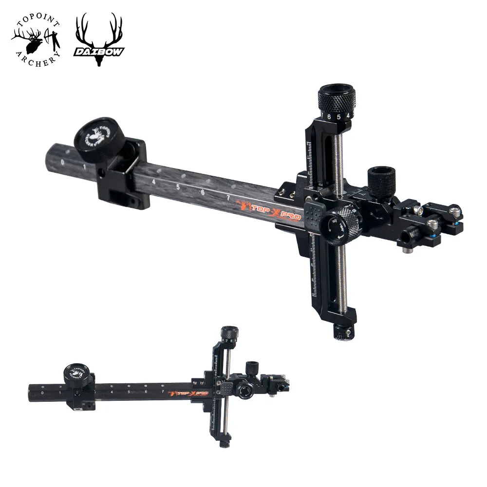 

Topoint Archery Carbon Bar Compound Sight TP8810 for Target Compound Bow,Micro adjust,detachable bracket,without sight scope
