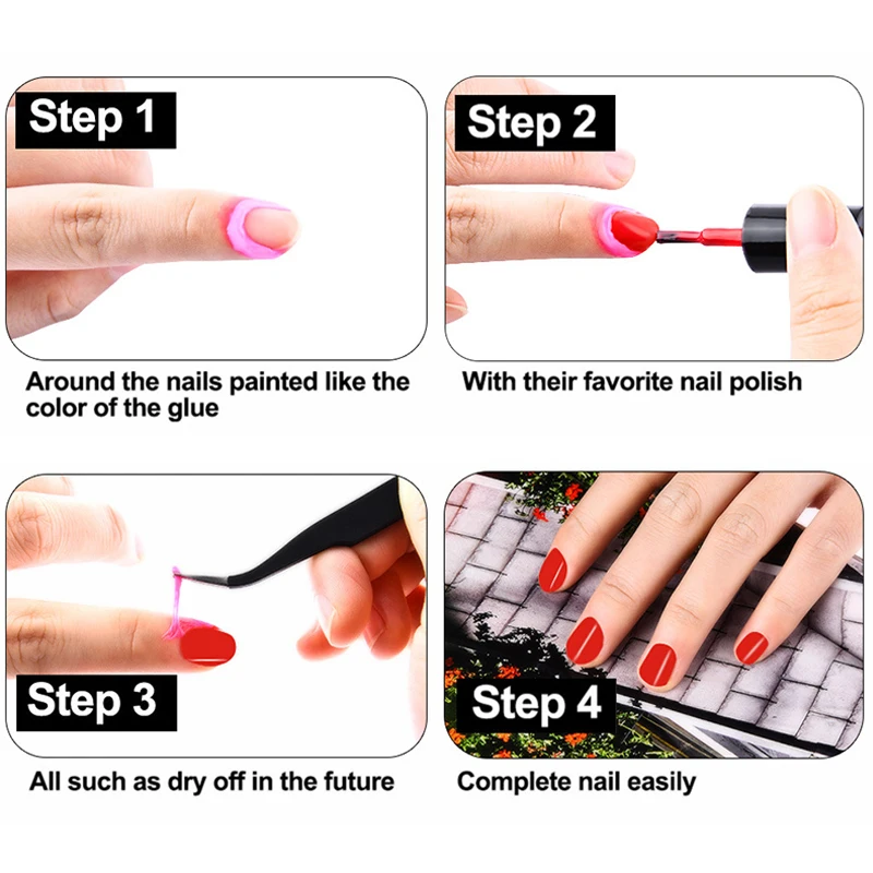 Новинка 7 мл жидкий Отшелушивающий дизайн ногтей 2 цвета защита для кутикулы из