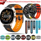 Ремешок силиконовый для наручных часов Huawei Watch GT2 GT 3 GT3 4246 мм, сменный Браслет для часов GT 2 Pro GT2E, 20 22 мм
