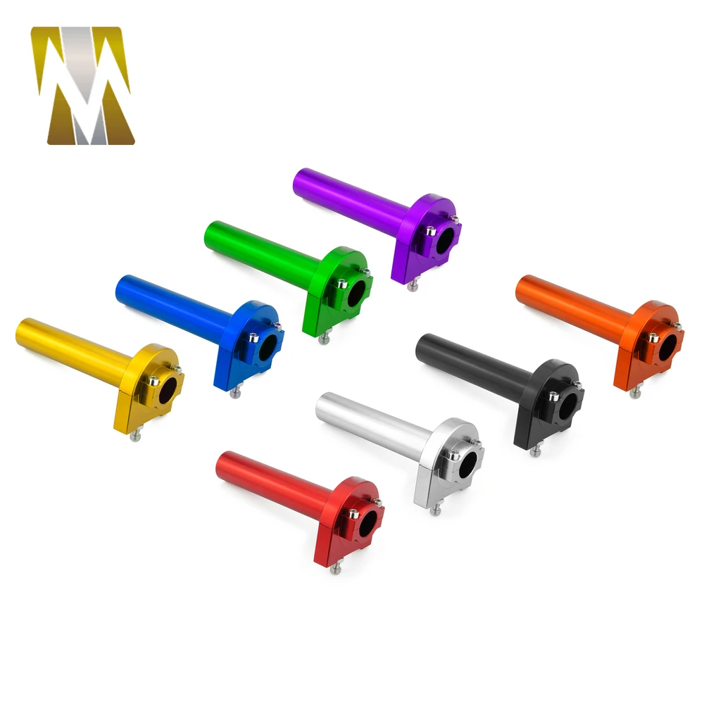 

Modified Motorcycle Universal Grips Throttle CNC Aluminum 7/8" 22mm Handlebar For Yamaha Scooter
