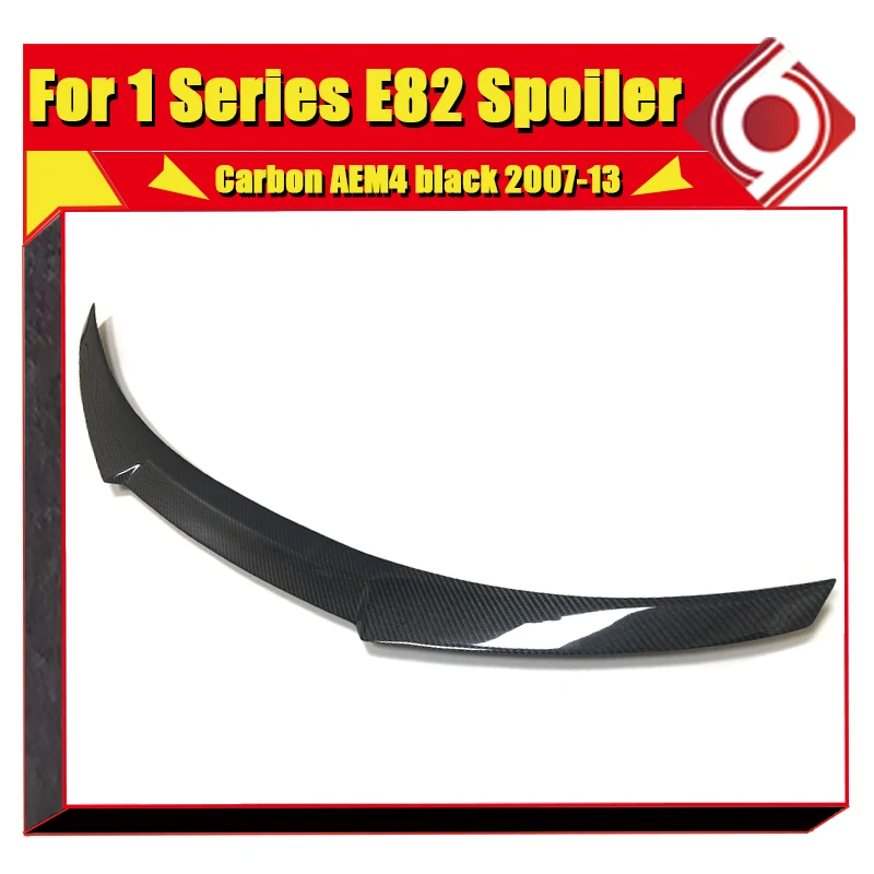 E82 спойлер заднего багажника крыла для губ из углеродного волокна AEM4 стиль