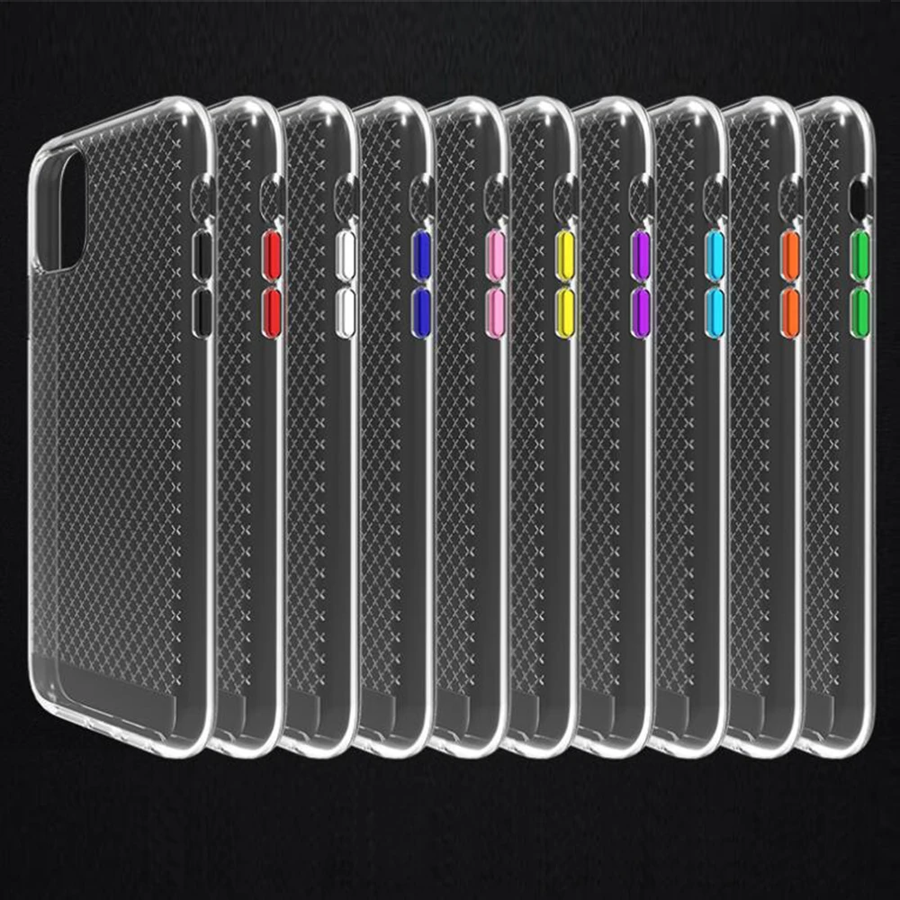 

Strong Shockproof Transparent TPU Cell Phone Case For iPhone Xs Max