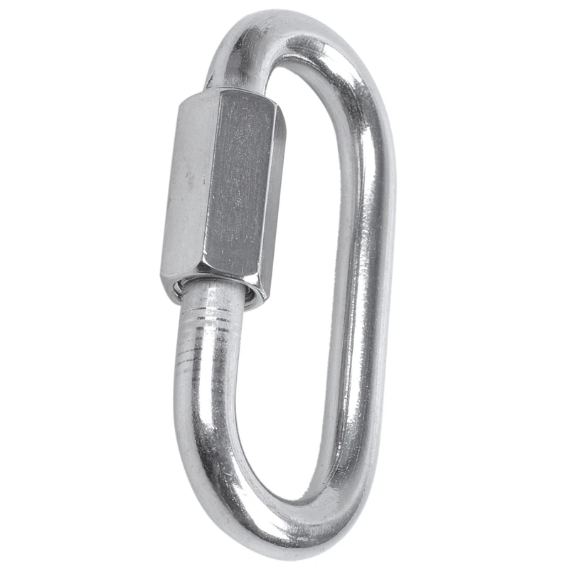 Винтовые ворота из нержавеющей стали скалолазание карабин 6 мм|Аксессуары для