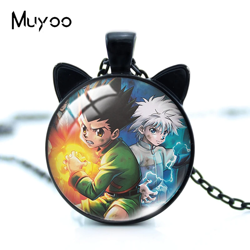 2021 новый HUNTER × Аниме Killua Gon персонажи ручной работы стеклянный купол круглый кот