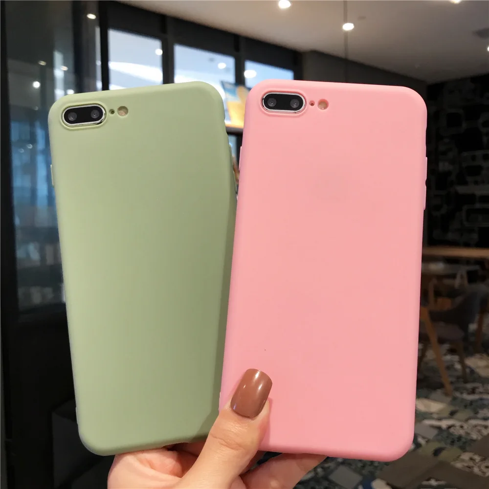 Роскошный Матовый чехол для iPhone X XS Max XR 6 S Чехол 7 8 6s Plus 5 5S SE Coque Мягкий силиконовый