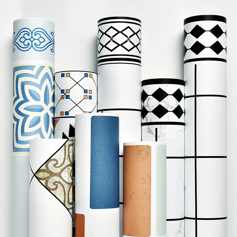 modern living room kitchen oil proof wallpaper waterproof pvc self adhesive solid contact paper cabinet furniture home decor free global shipping