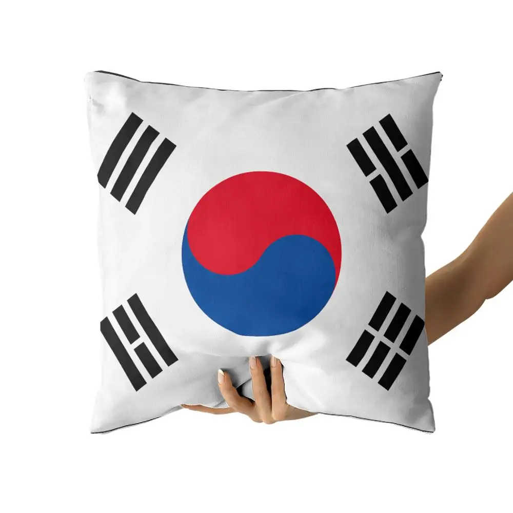 Южная Корея хлопчатобумажные парусиновые наволочки на заказ для диванных