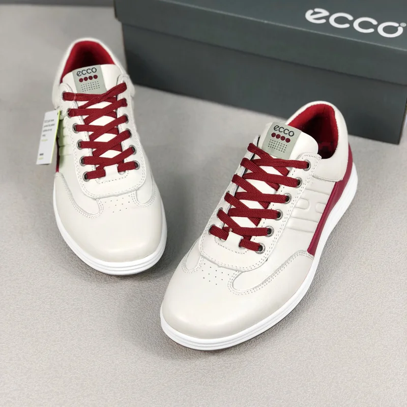 

Кроссовки для гольфа мужские, без Спика, резиновая подошва, Нескользящие, удобные, белые