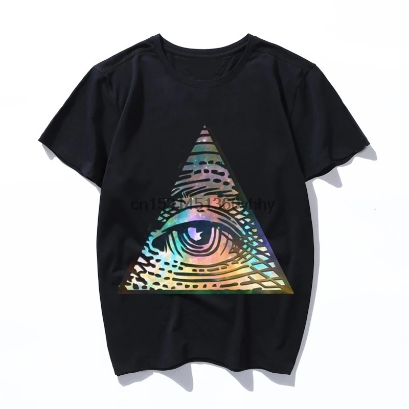 Футболка cosmic eye of Провиденс Мужская крутая тенниска в стиле хип хоп уличная
