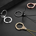 Универсальное металлическое кольцо на палец с углом 360 градусов 2 в 1, анти-осенний держатель для телефона, подставка и кольцо, подвесная веревка для смартфона, телефона U Disk