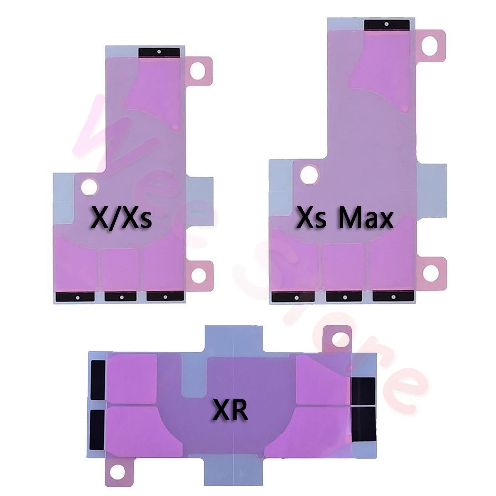 10 Piece Original Adhesive Sticker For iPhone X Xs Max XR 5s 5c 6 6s 7 8 Plus Battery Tape Strip Stickers Part | Мобильные телефоны