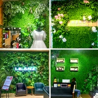 artificial turf length 60cm grass wall green plants and flowers garden supplieshome decorationoutdoor wedding scene layout