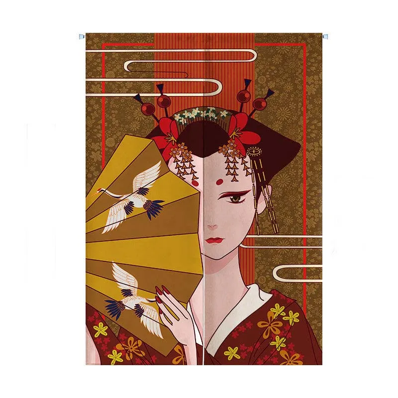 Японский Стиль волны кимоно Ткань дверной занавес перегородка Ванная комната