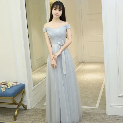 Бордовые Платья для подружки невесты сестры Длинные свадебные платья выпускные