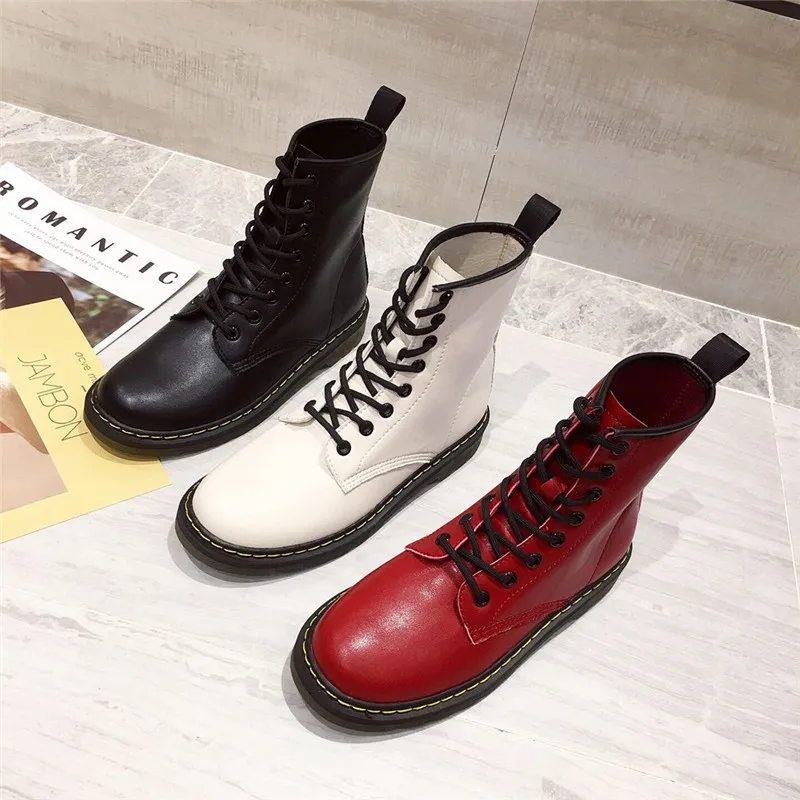 Bootee/ женские ботинки на низком каблуке; женские ботильоны; роскошные дизайнерские ботинки с круглым носком; женские короткие ботинки со шнуровкой в стиле рок