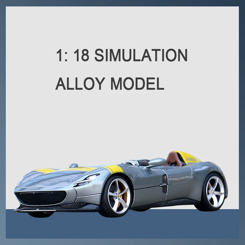 Модель автомобиля из сплава 1/18 Monza Sp1 модель игрушечного литье под давлением