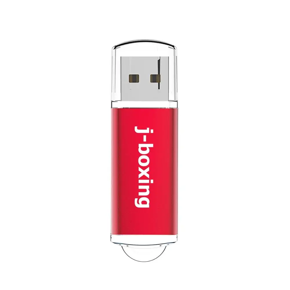Red J-бокс 16 ГБ USB флеш-накопитель прямоугольная Ручка карта памяти флешки для компьютера ноутбука Macbook планшета подарок для хранения большого пальца Красный usb - Цвет: Red