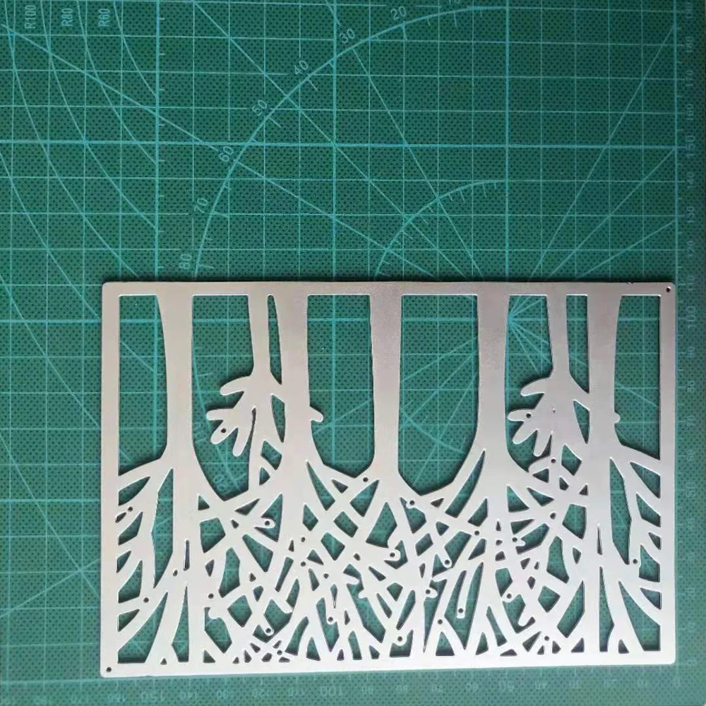 Дерево резки плашки лес задний план металла трафареты для изготовления карт