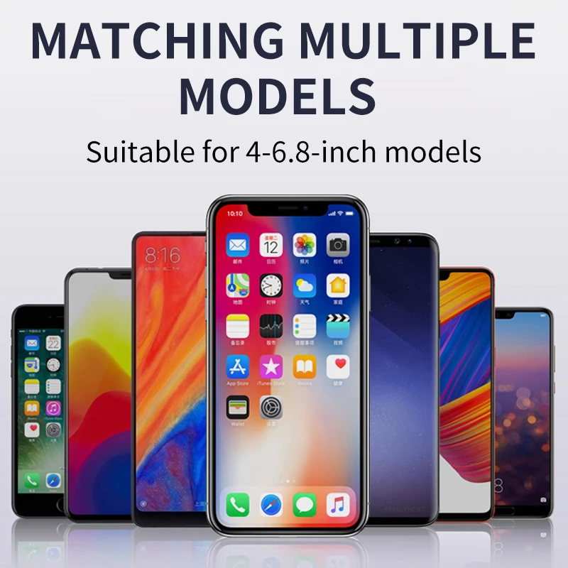 Беспроводное Автомобильное зарядное устройство KSTUCNE 15 Вт QI для iPhone 11 Samsung S20 Xiaomi MI |
