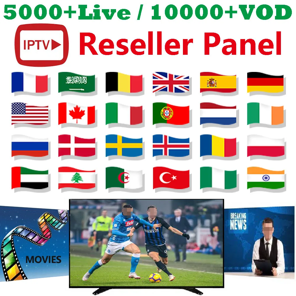 IPTV подписка реселлер панель для IPTV Европа французский арабский США Спорт для взрослых 18+ VOD фильмы IPTV M3U Android Смарт IPTV панель