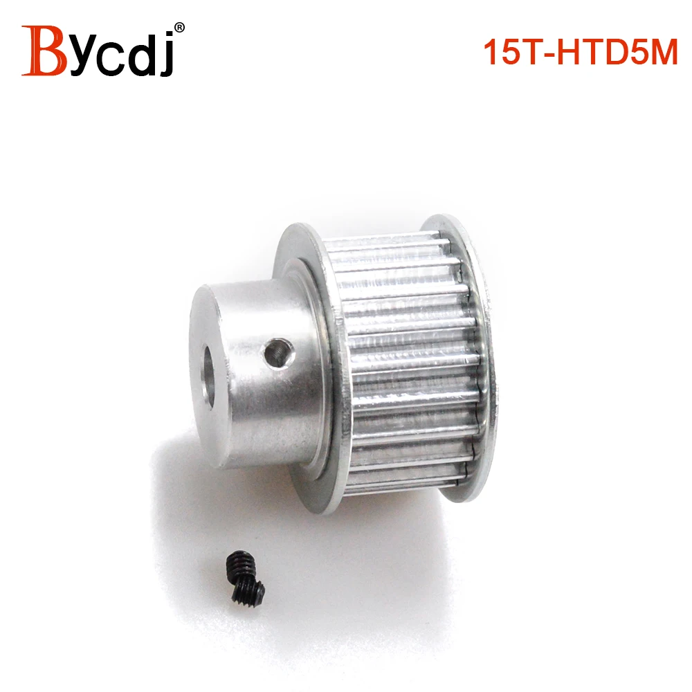 Аппарат для дуговой 15 зубы HTD 5 м зубчатый шкив Диаметр 5/6/6.35/7/8/10/12 мм Ширина 10/15/20