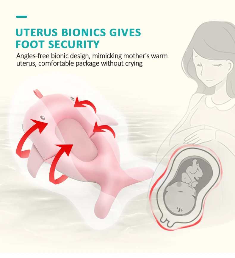 Мультяшная детская душевая Ванна Нескользящая складная ванна с крючками для