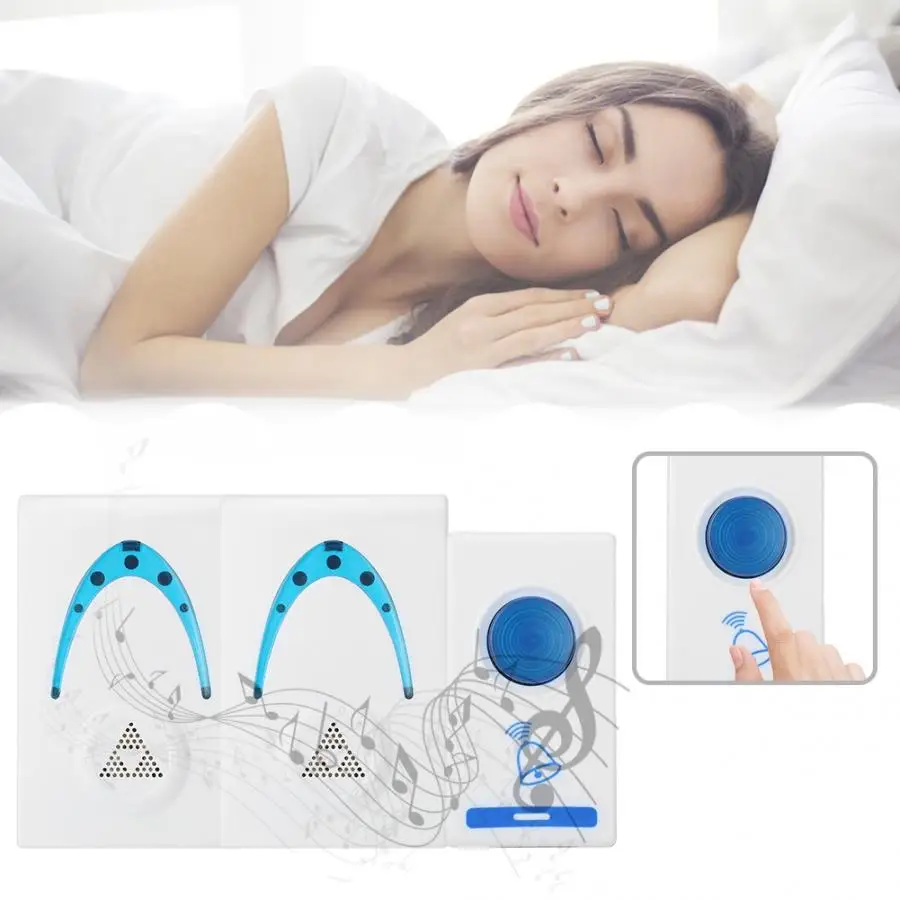 Профессиональный беспроводной дверной звонок для дома 23A 12 в 32 мелодии 1 пульт