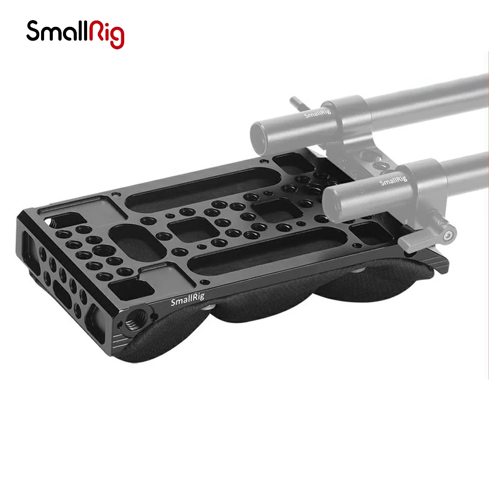 

SmallRig DSLR Universal Shoulder Pad With Comfortable Memory Foam 1/4 3/8 Thread Hole DIY Shoulder Rig 2057