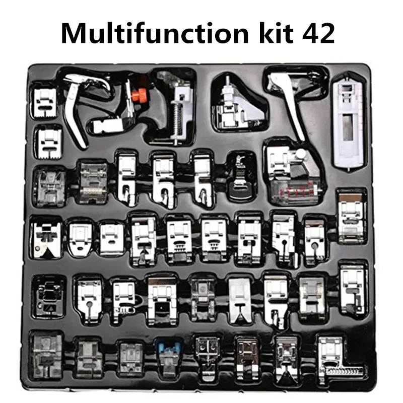42 шт. набор прижимных лапок для швейных машин Brother Janom Singer YJ30|sewing foot set|set footsewing set |
