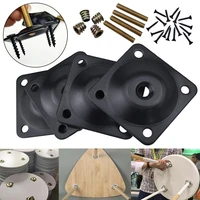 4 x sofa leg mounting plates furniture chair leg connection plate attachment iron t plate m8 female adapters hanger bolts