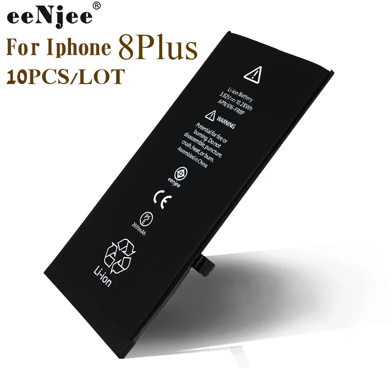 EENJEE 10 шт аккумулятор для телефона Iphone 8Plus Китай мобильный сменный gb/t 18287 2000