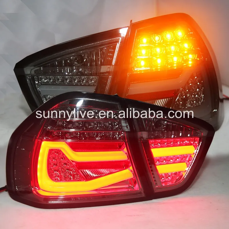 

05-08 E90 320i 323i 325 330 335 LED Rear Light Smoke Black JY
