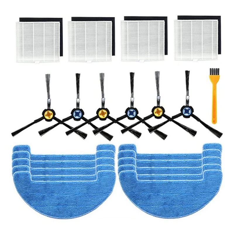 

Robot Vacuum Cleaner HEPA Filter Side Brush Mop Main Brush for Ilife V8 V8S X750 A7 X800 X785 Robotic Parts Accessories