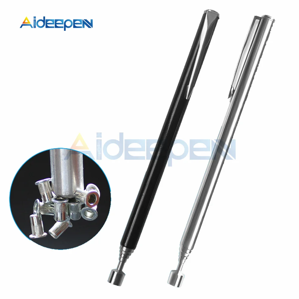 

1pc Portable Adjustable 1.5 LBs Magnetic Telescopic Pick Up Rod Stick Extending Magnet Handheld Tool Length About 12.5cm-65cm