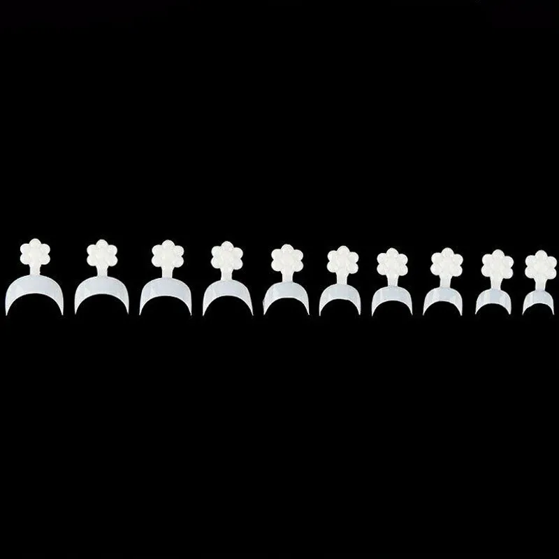 

100Pcs DIY Manicure Tool white French Manicure Short Tips Acrylic UV Gel Fake Tips Fake Nails nail tips