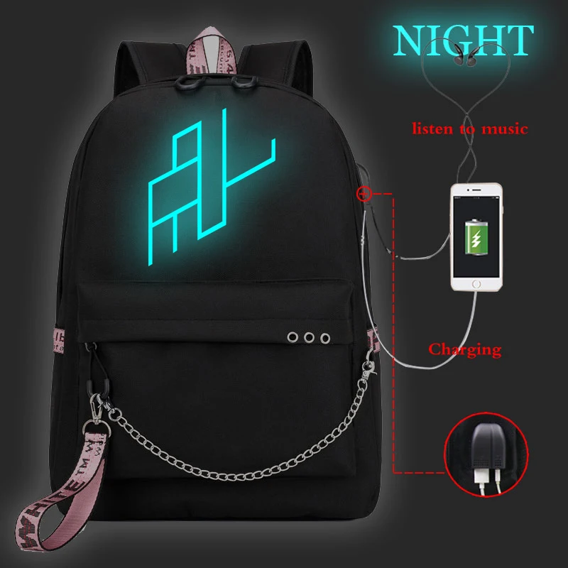 Girls Backpacks 19 PNL рюкзак Mochilas Harajuku школьные сумки для девочек женские школьные сумки для студентов, рюкзак дорожный рюкзак дропшиппинг - Цвет: Girls Backpacks 19