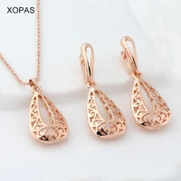 luxury quality jewelry sets for women earrings necklace pendant hot selling jewelry for wedding gift jewelry