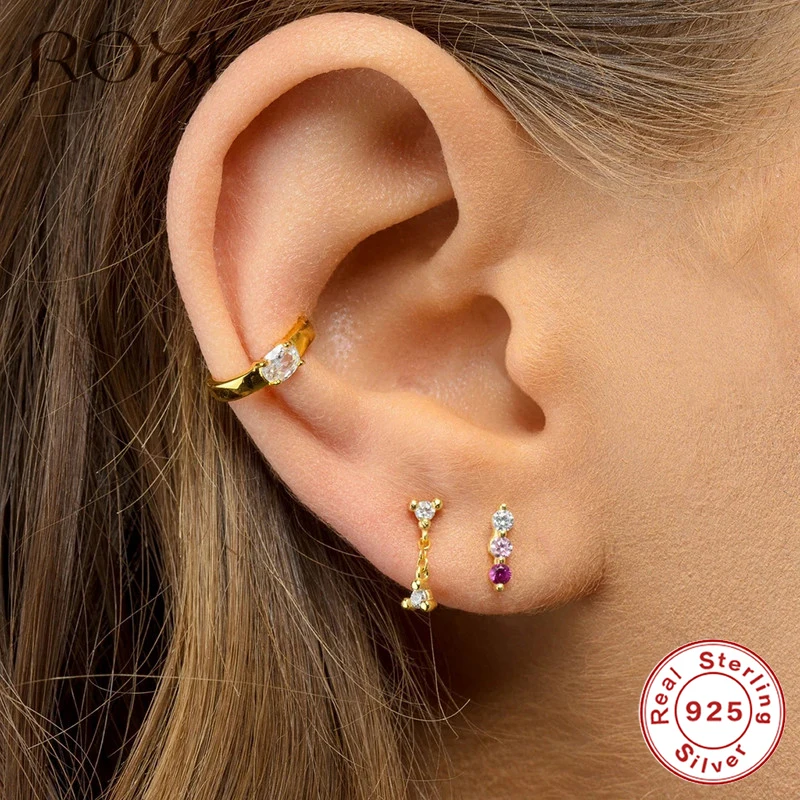 Женские серьги гвоздики с цирконом под аллергию|Серьги-гвоздики| |