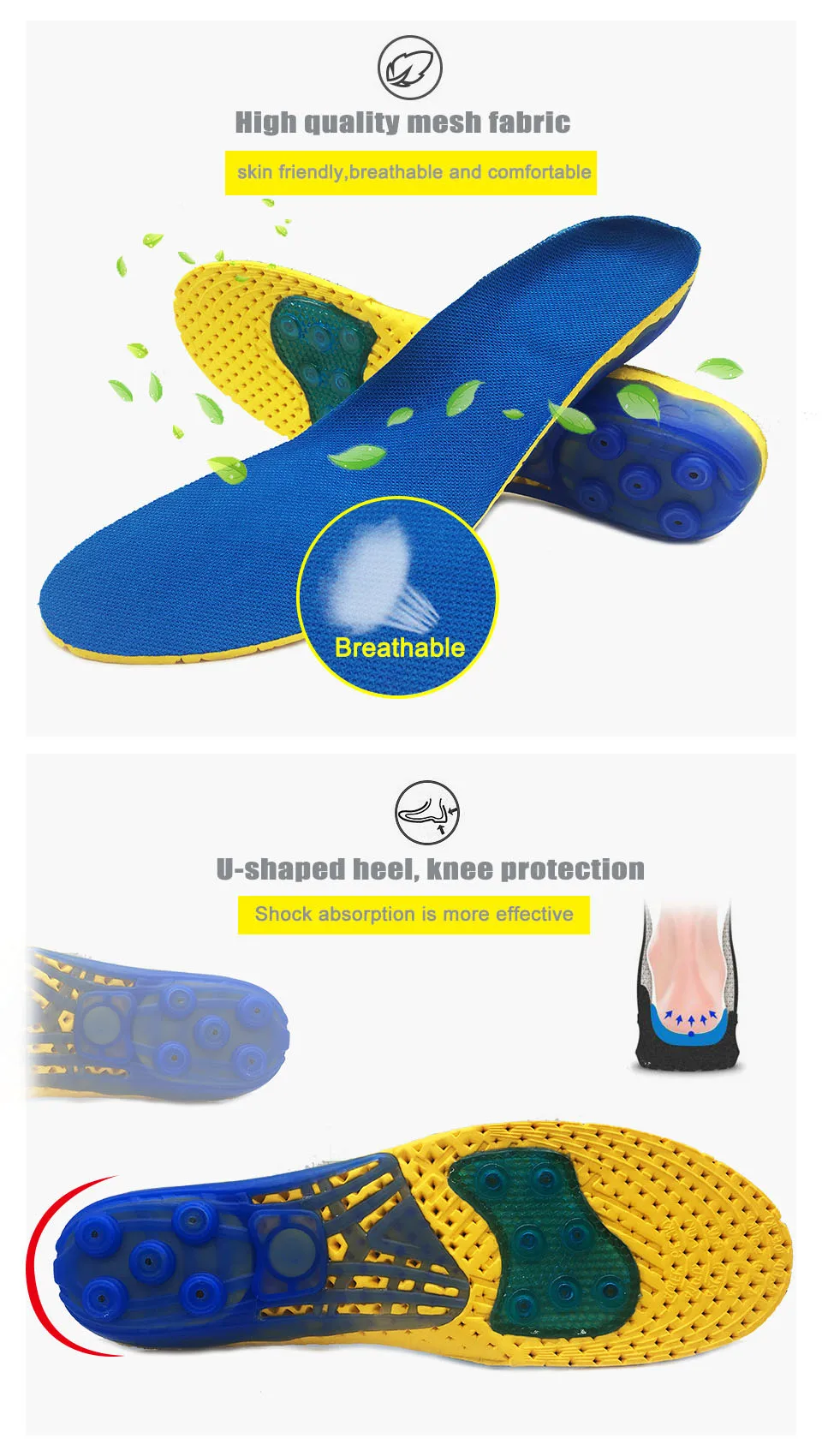 EVA Spring silicone sole insole flat feet orthotic insoles arch support orthopedic inserts Plantar Fasciitis,Feet Pain,foot care